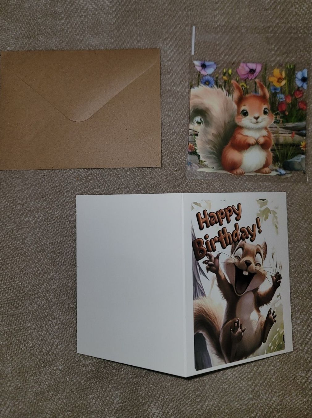 Cartoline: Squirrel, écureuil, Eichhörnchen, Geschenktüte, Scoiattolo – Nuovo e nell'imballaggio originale da Zollikerberg venduto da Nice_Name 2