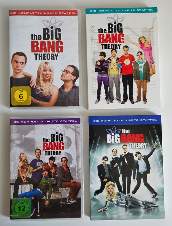 THE BIG BANG THEORY Staffel 1-4/4.Staffel (2 fehlende DVDs!) (Gebraucht ...