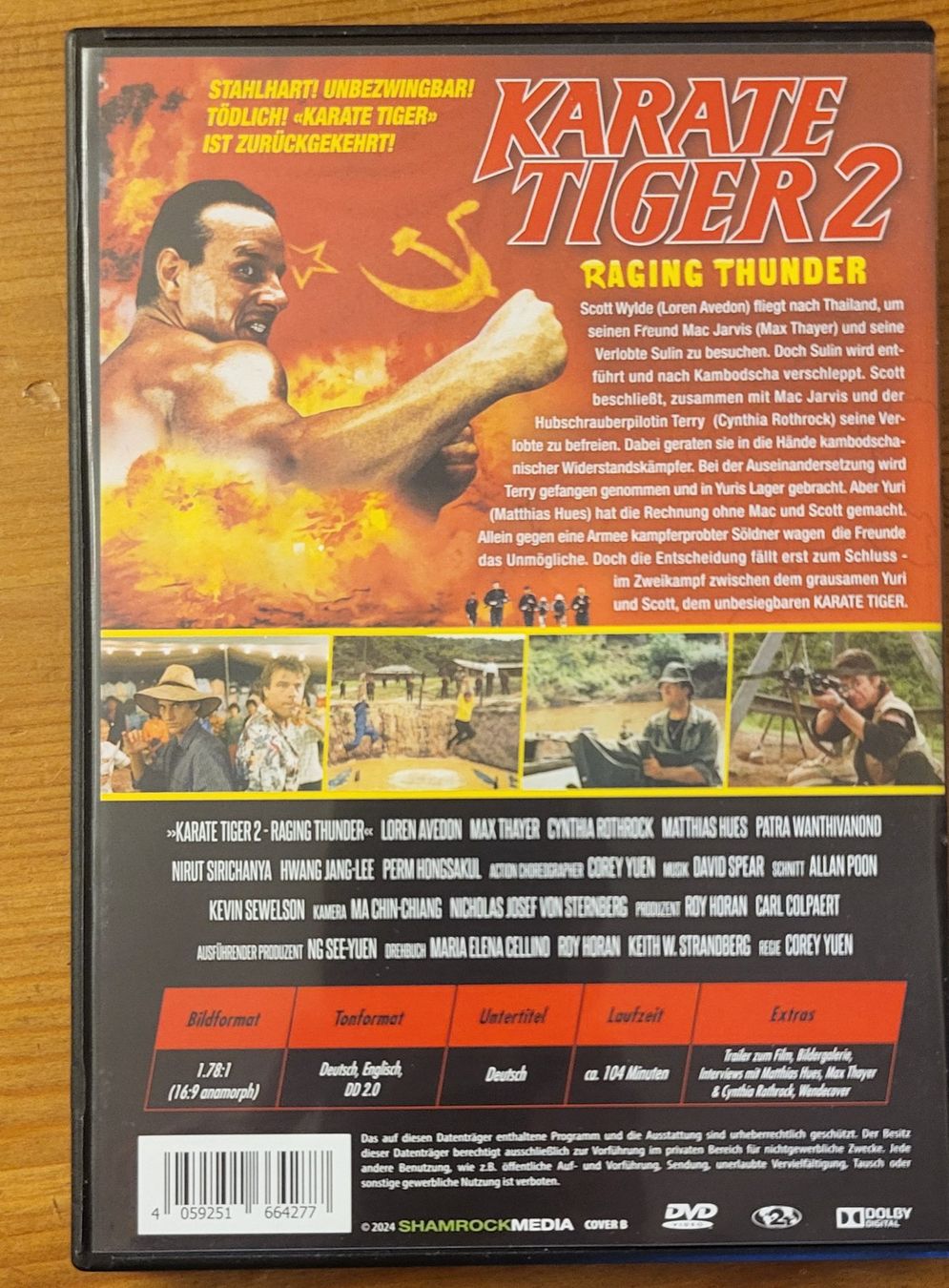 Tutti i DVDs: Karate Tiger 2 - Raging Thunder – Usato da Arlesheim venduto da Olikeller 1