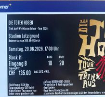 DIE TOTEN HOSEN Trink Aus! Wir Müssen Gehen - Tour 2026