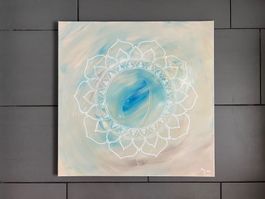 60x60cm Bild Mandala "Lifeforce"