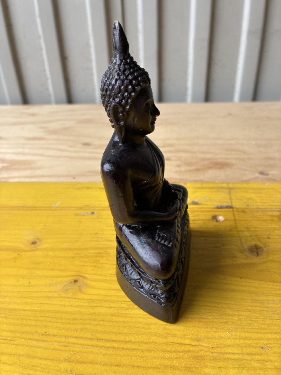 Statuette: Statue Bouddha résine noire,   – Usato da Lully FR venduto da myr_pzt8 5