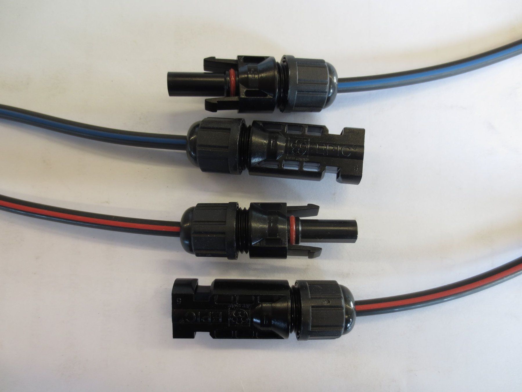 Cavi: 2x 35m Solarkabel SET 6mm2 rot+blau MC4 – Nuovo e nell'imballaggio originale da Sulz LU venduto da Elektrofachverkauf 1