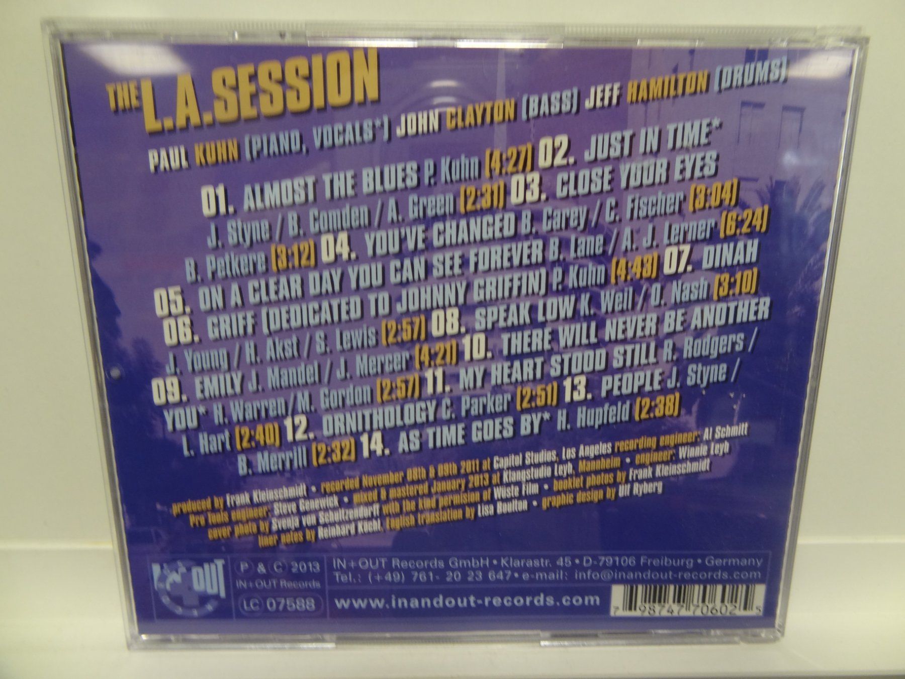 CDs: CD Paul Kuhn The L.A. Session – D'occasion à luzern par musicandart 1