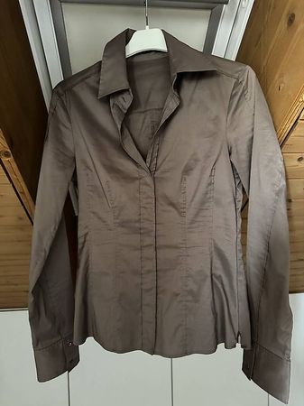 Bluse taupe, Gr. 34 Hugo Boss