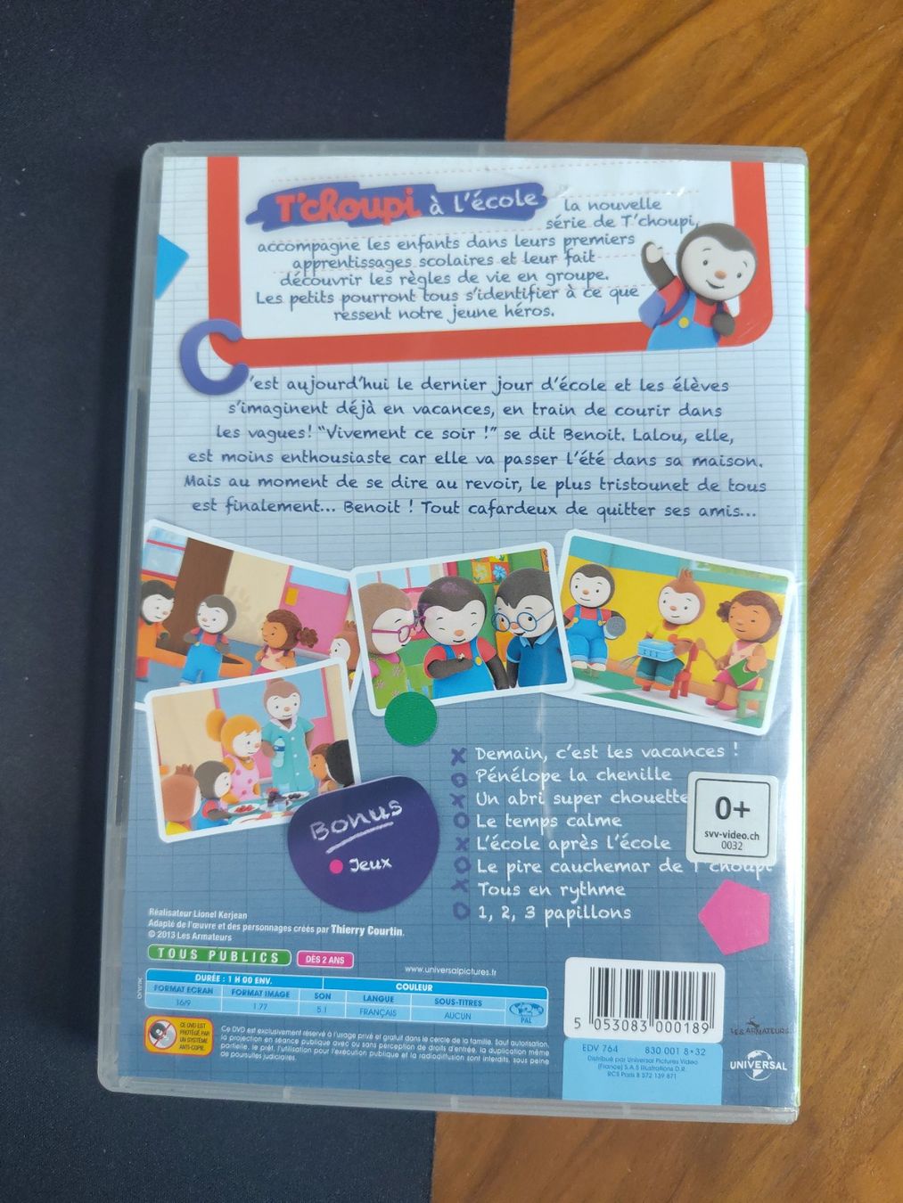 Tous les DVDs: DVD Tchoupi à l'école – D'occasion à Froideville par Nadrom 1