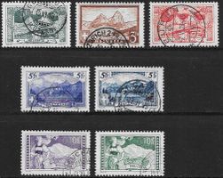 1914/31 Gebirgslandschaften SET Stempel schön top ab 1.-