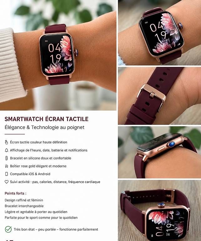 Smartwatch: Vends Montre Femme Smartwatch – D'occasion à Crans VS par cei_qws7