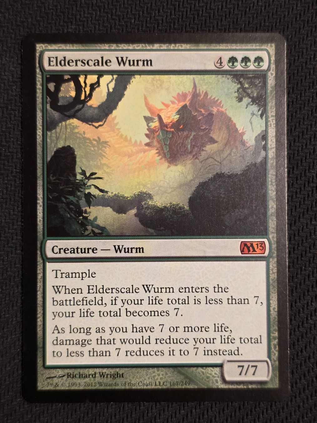 Magic The Gathering Carte collezionabili: Elderscale Wurm  -  MTG – Usato da Zürich venduto da Semagets
