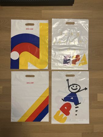 4x EPA Einkaufstaschen, Sammlerstücke!