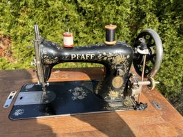 Antike PFAFF Nähmaschine, ca. 1920, Dekorationsobjekt