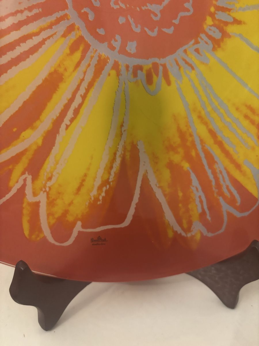 Rosenthal Piatti: Plat Andy Warhol Fleur signée Rosenthal – Usato da Genève venduto da ati_tj8f 8