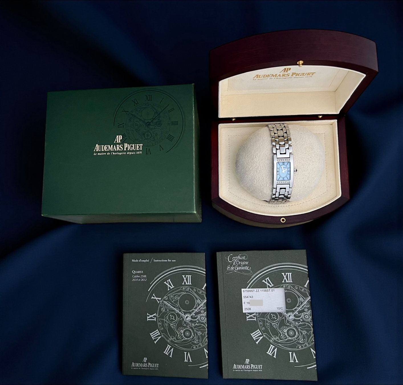 Audemars Piguet Orologi: Audemars Piguet Promesse Lady Tiffany Dial Full Set Mint' – Usato da Morges venduto da 24time 9
