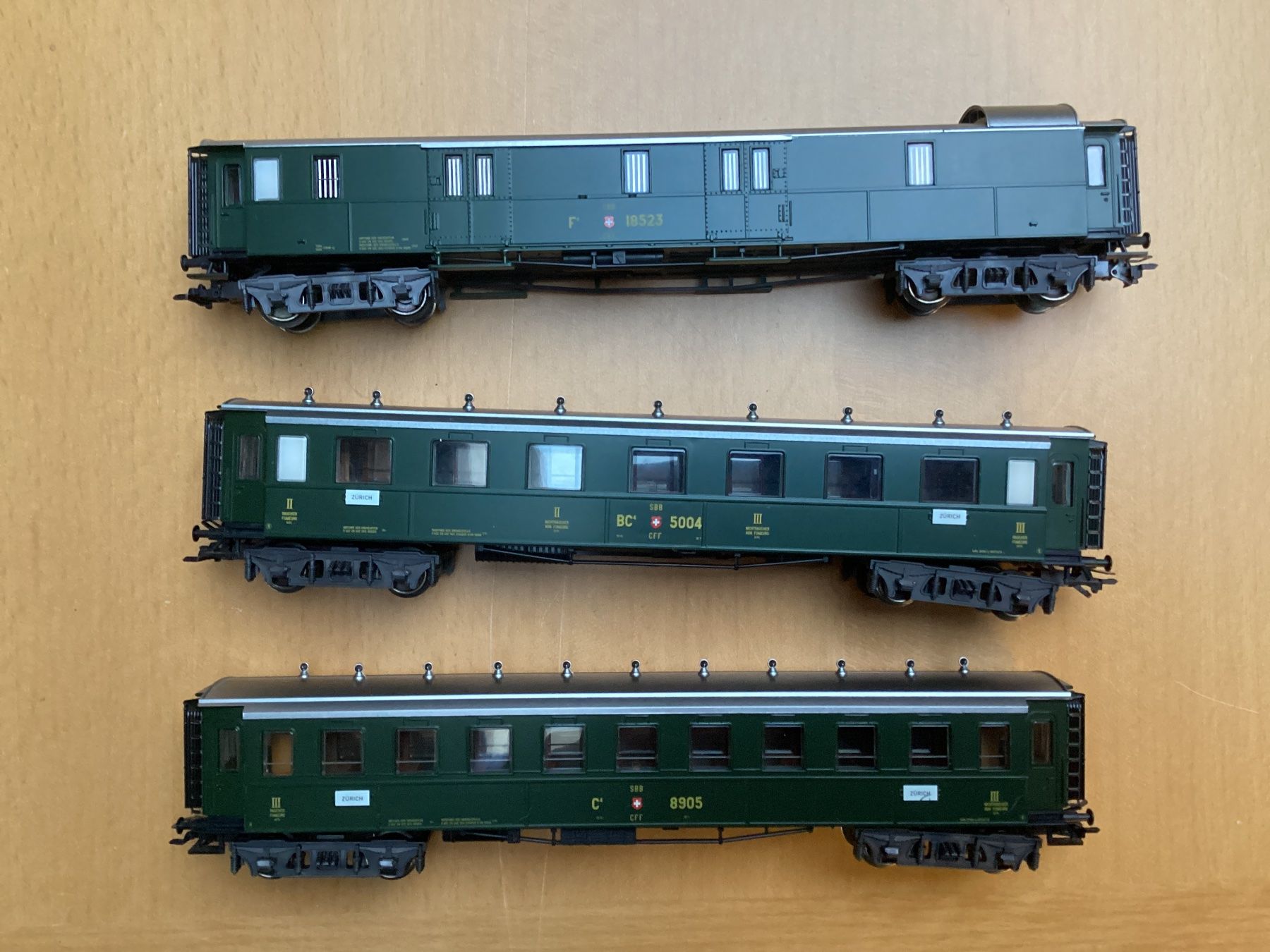 Märklin Trains électriques: Märklin H0 42385 Wagen-Set SBB Oldtimer – D'occasion à Einsiedeln par Fema 2