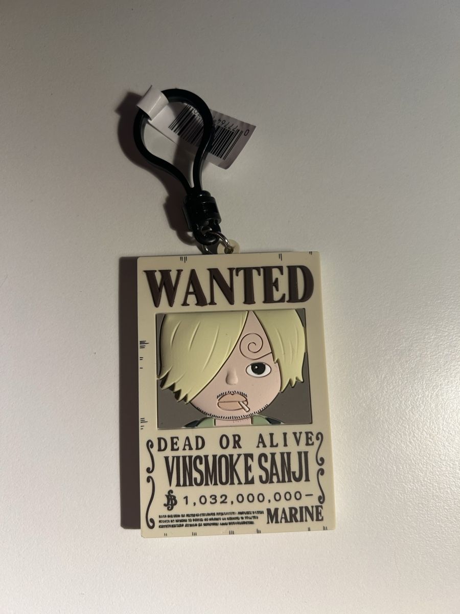 Portachiavi: One Piece Sanji Wanted Poster Keychain – Nuovo (secondo la descrizione) da Uster venduto da xBeccax