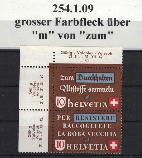 Tutti i francobolli: Altstoffverwertung ** – Nuovo (secondo la descrizione) da Birsfelden venduto da jas54
