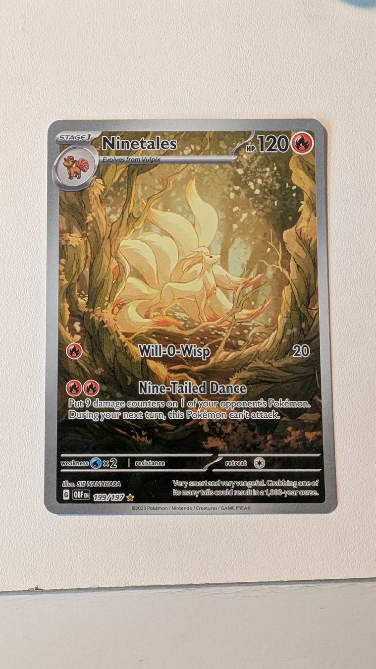 Pokémon Carte collezionabili: Ninetales Pokémon Karte – Nuovo (secondo la descrizione) da Bolligen venduto da chr_t85t