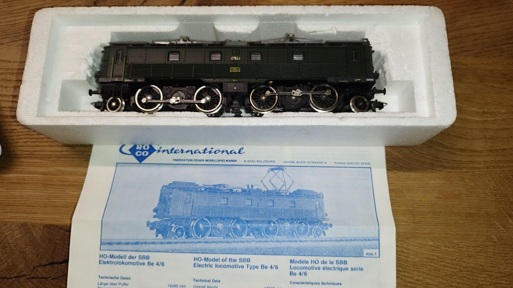 Roco Modellini di ferrovie: ROCO E-Lok BE 4/6 SBB 04191A DC Analog – Usato da Urtenen-Schönbühl venduto da Kernbeisser25 1