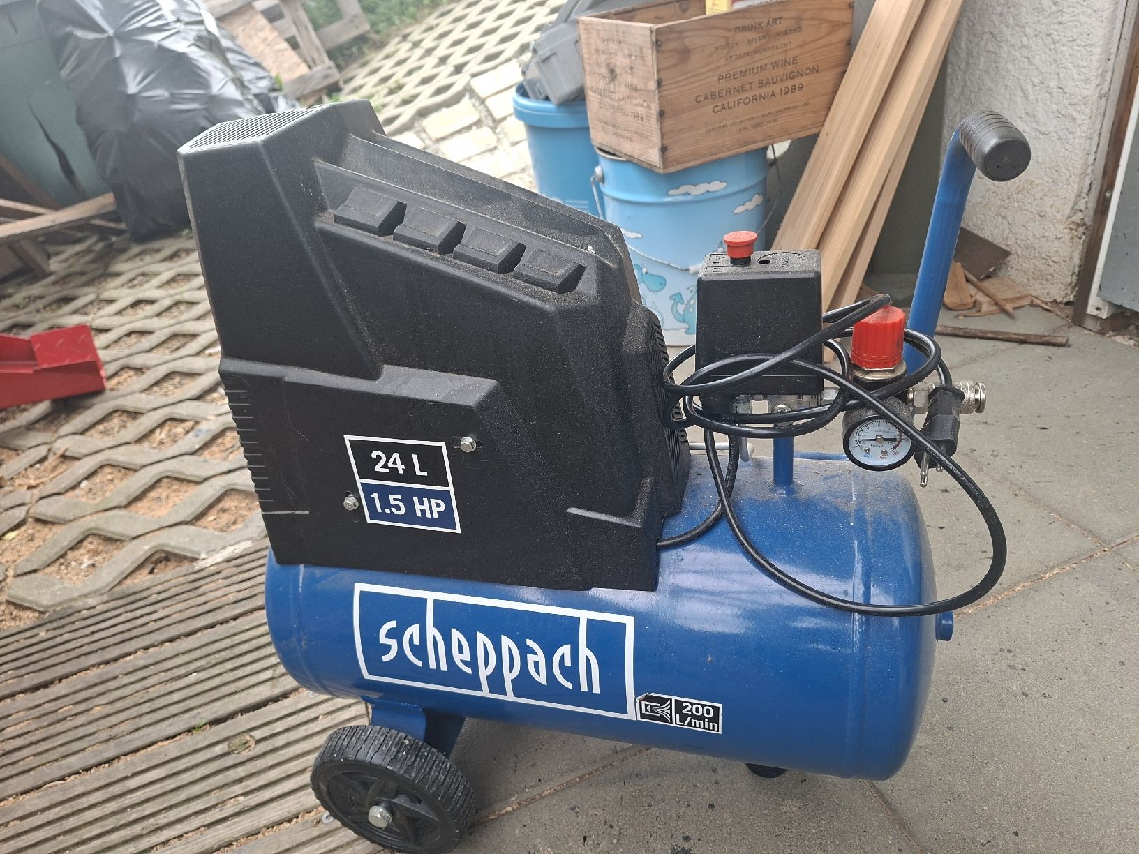Scheppach Compresseurs: Kompressor 24L SCHEPPACH – D'occasion à Emdthal par Pumi79 4
