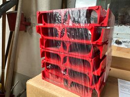 12 Stk Lista Einteilungen 12x2er Mulden 15x15x3cm