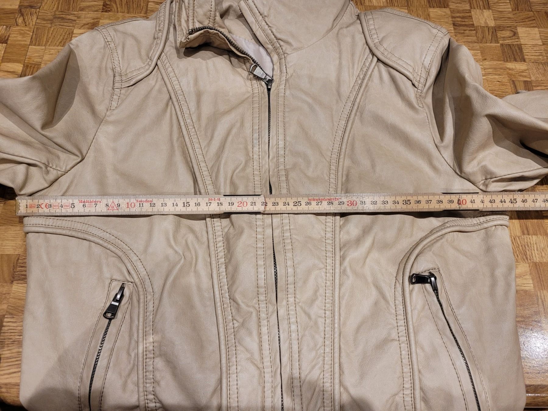 Giacche: L / 42, Kunstleder JACKE in Beige – Usato da Nottwil venduto da echtMOMO 9