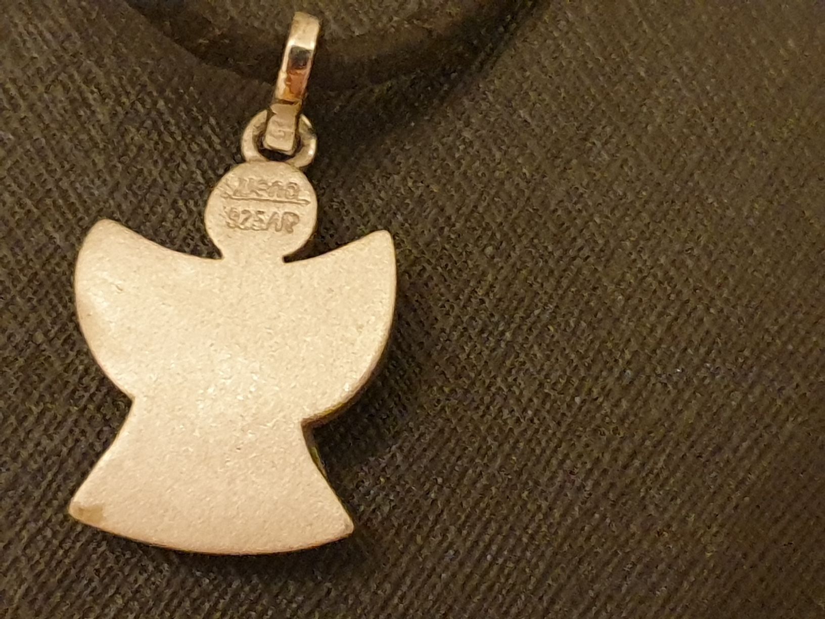 Anhänger: Pendentif argent&plaque or, 925, avec cordon – Neu (gemäss Beschreibung) aus Neuchâtel von Verenas12 3