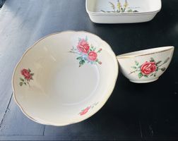 Schüsseln Set Chodziez Porzellan Rosen Dekor gebraucht