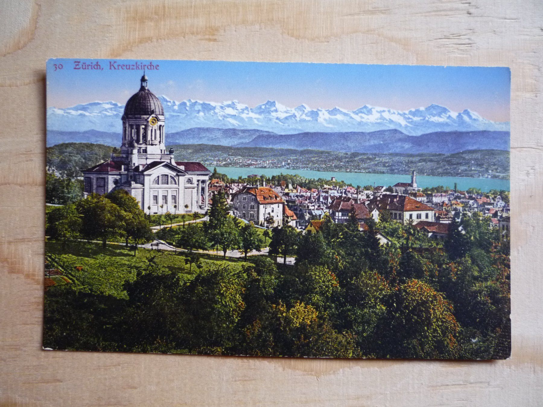 Cartoline postali: Zürich. Kreuzkirche, 30 – Usato da Rieden SG venduto da Gant24