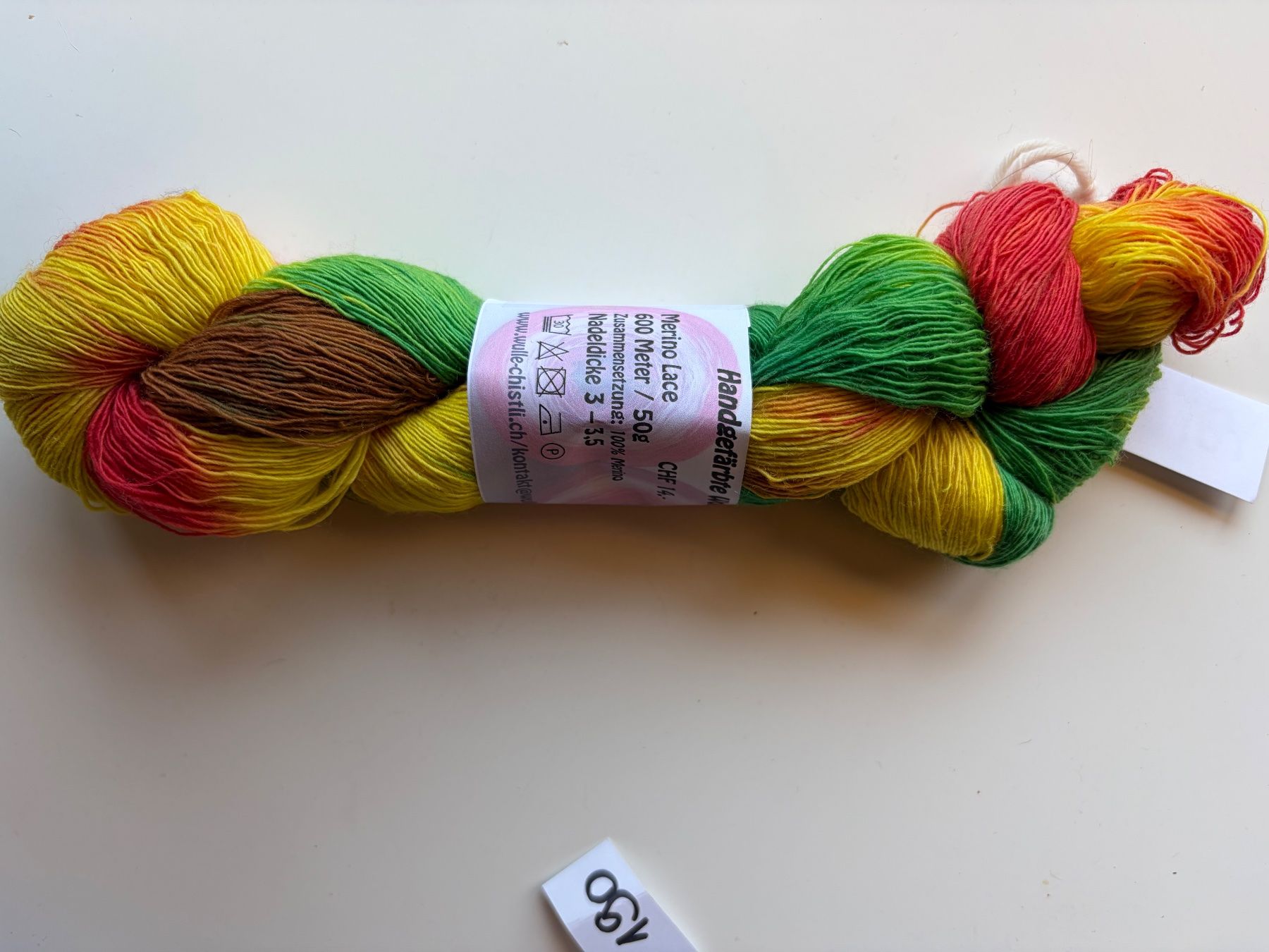 Lana: 1Knäuel Handgefärbte Merino Lace – Nuovo (secondo la descrizione) da Büsserach venduto da bor_s88m