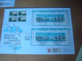 Grossbrief NABA nazionale Briefmarkenausstellung 1984