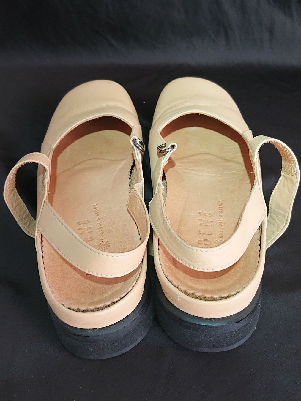 Damenschuhe: Riemchen-Ballerina - VABENE - 38 - Leder - beige – Gebraucht aus Thusis von drd_zy9w 3