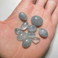 Lot 10x Aquamarin Cabochon, 100 Karat