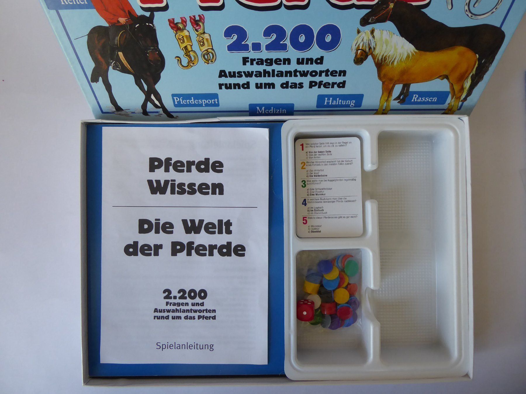 Giochi: Pferdequiz: Welt der Pferde, noris, 2003 – Usato da Turbenthal venduto da Panau 1
