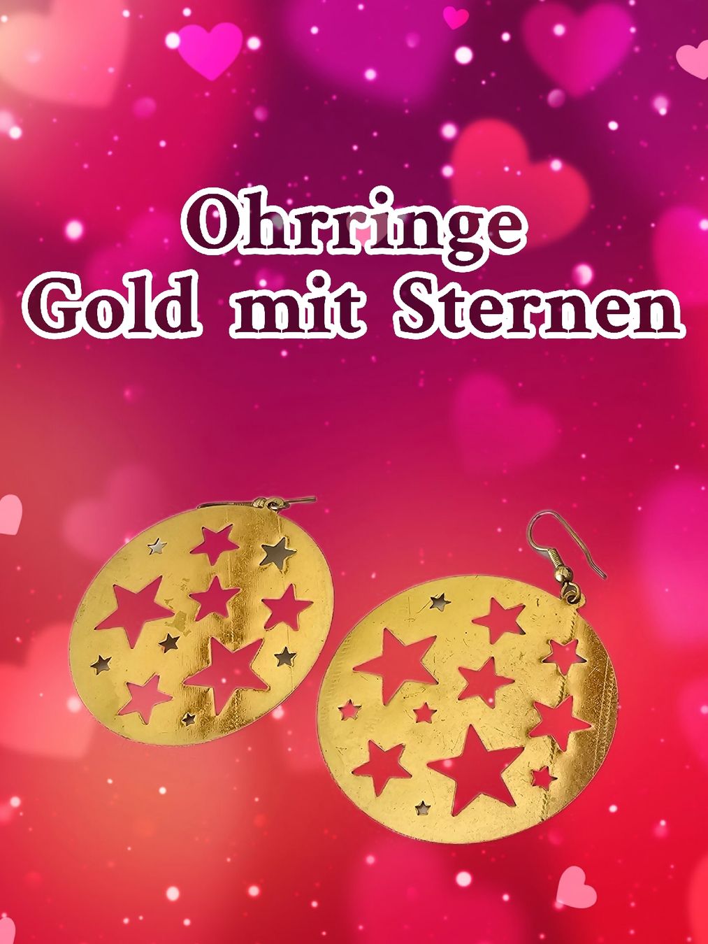 Boucles d'oreille: Ohrringe mit Sternen, neuwertig! – Neuf (Voir description) à Aarburg par Glitzerschein 1