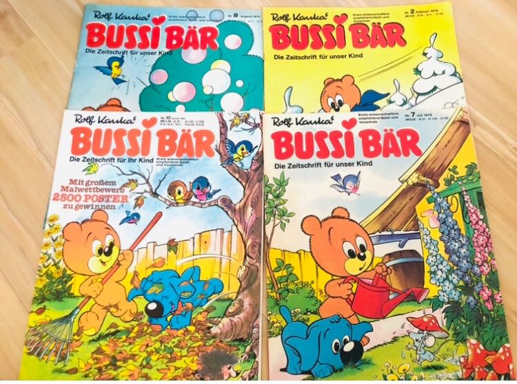 Fumetti: 4 Bussi Bär Comic Comicheftli 1976 Heftli Zeitschriften – Usato da Frauenfeld venduto da Babytimmy 1