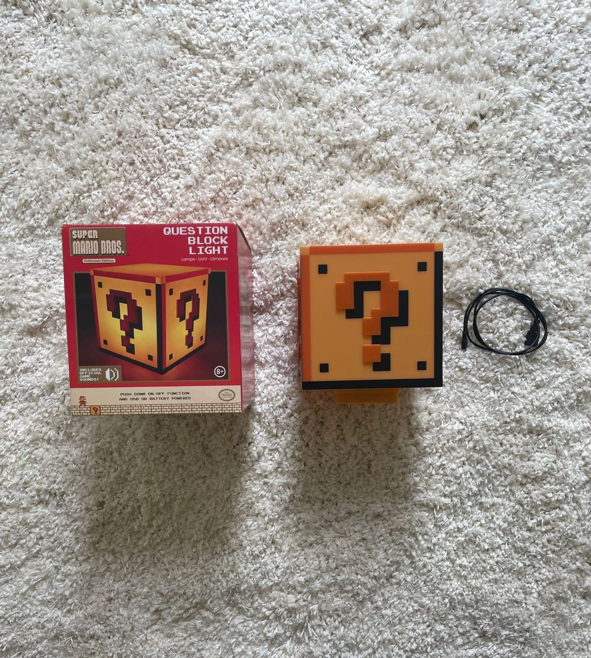 Lampes: Lampe cube Super Mario Bross light lampe – Neuf (Voir description) à Pully par kaba07