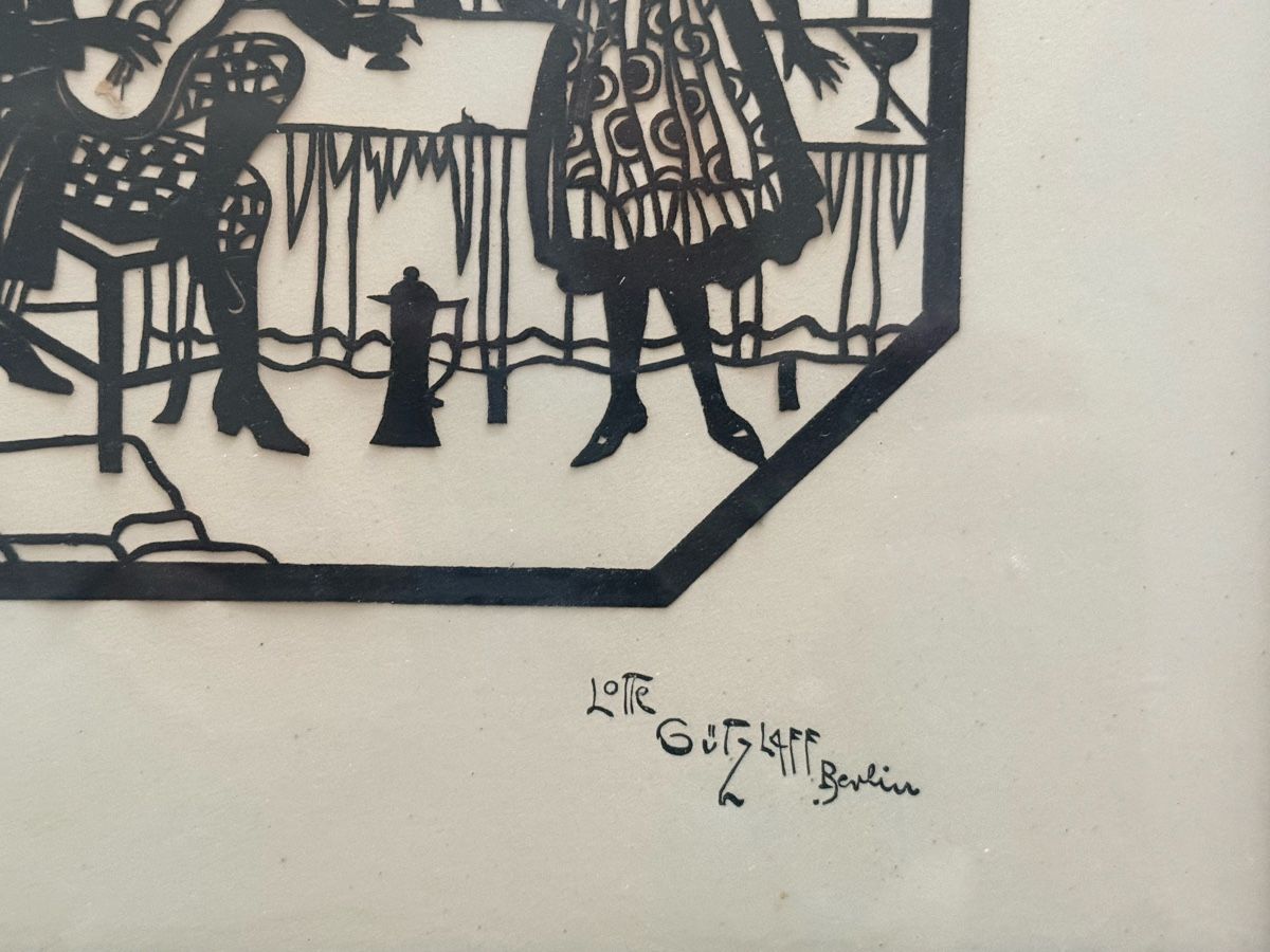 Dipinti: Scherenschnitt - Lotte Gützlaff Berlin um 1920  – Usato da Solothurn venduto da NUVICO 3
