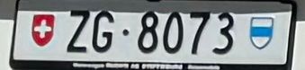 Insegne: Nummernschild ZG 8073 – Usato da Steinen venduto da Cowsricky