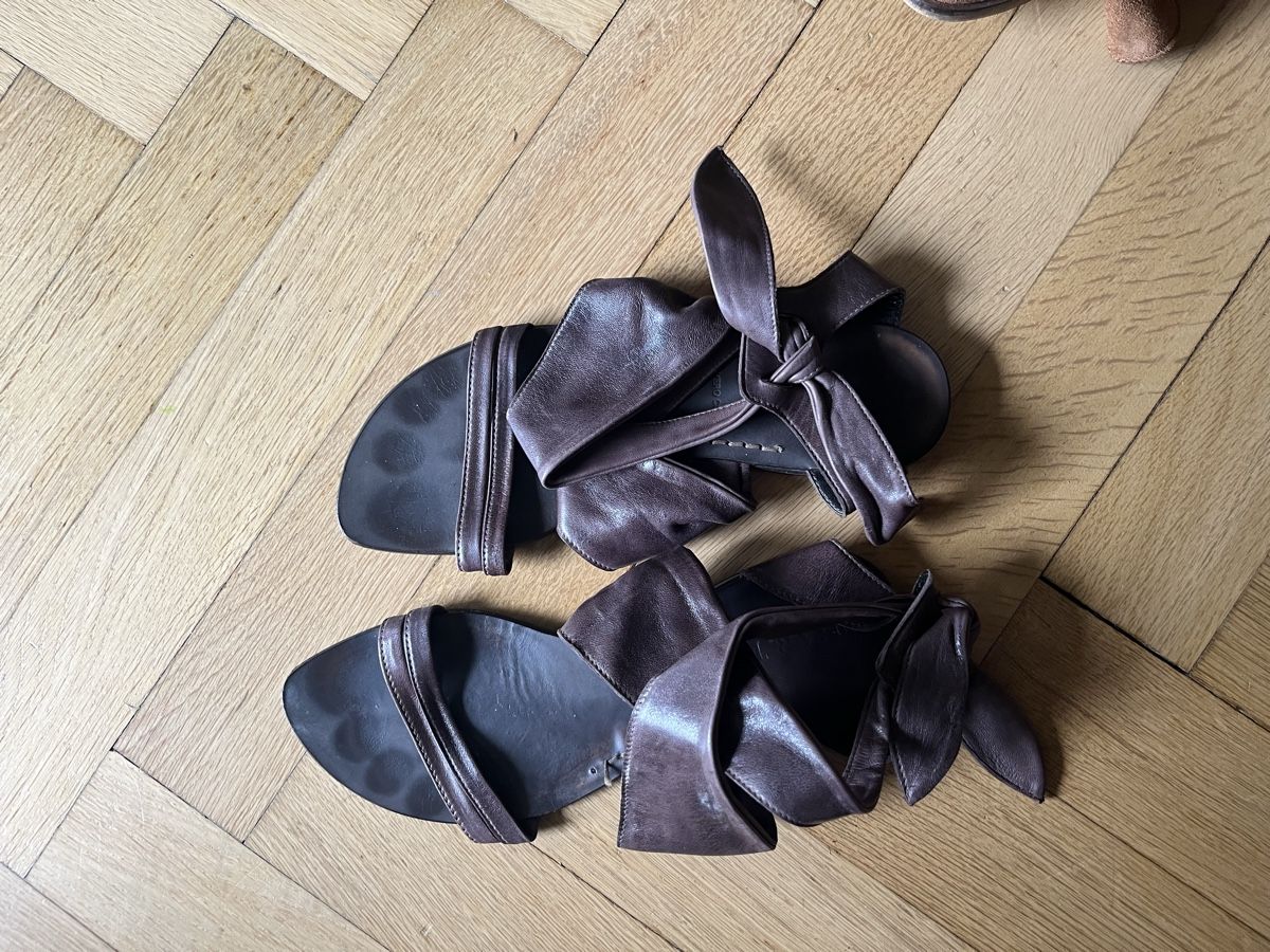 Scarpe da donna: Stylische Schnürsandalen, Leder, Grösse 41 – Usato da Basel venduto da Rookie1ch