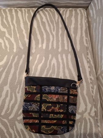 Vintage Style Handtasche/Schultertasche mit tollem Muster