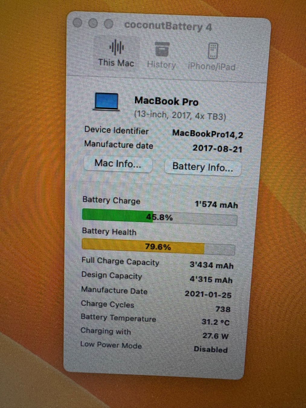 Apple Notebook: MacBook Pro 13” 1TB SSD – Difettoso da Adliswil venduto da Busys 2