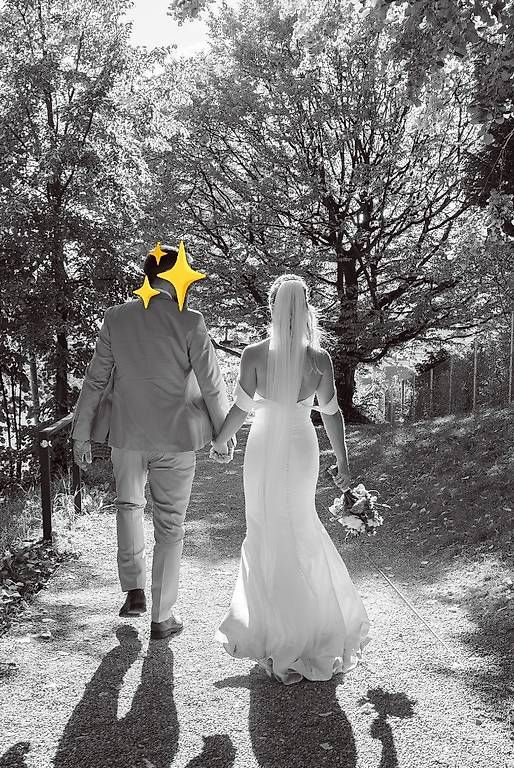 Vestiti: Wunderschönes schlichtes Hochzeitskleid inkl. Schleier – Usato da Zürich venduto da dominiquefumagalli 2