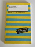 G.E. Lessing - Emilia Galotti - Reclam XL - Top Zustand!