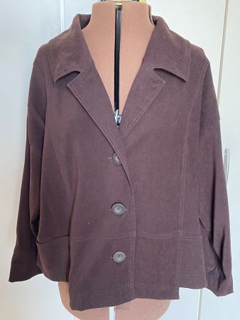 Niederberger: Aparte Damenjacke kurz, braun, Oversize