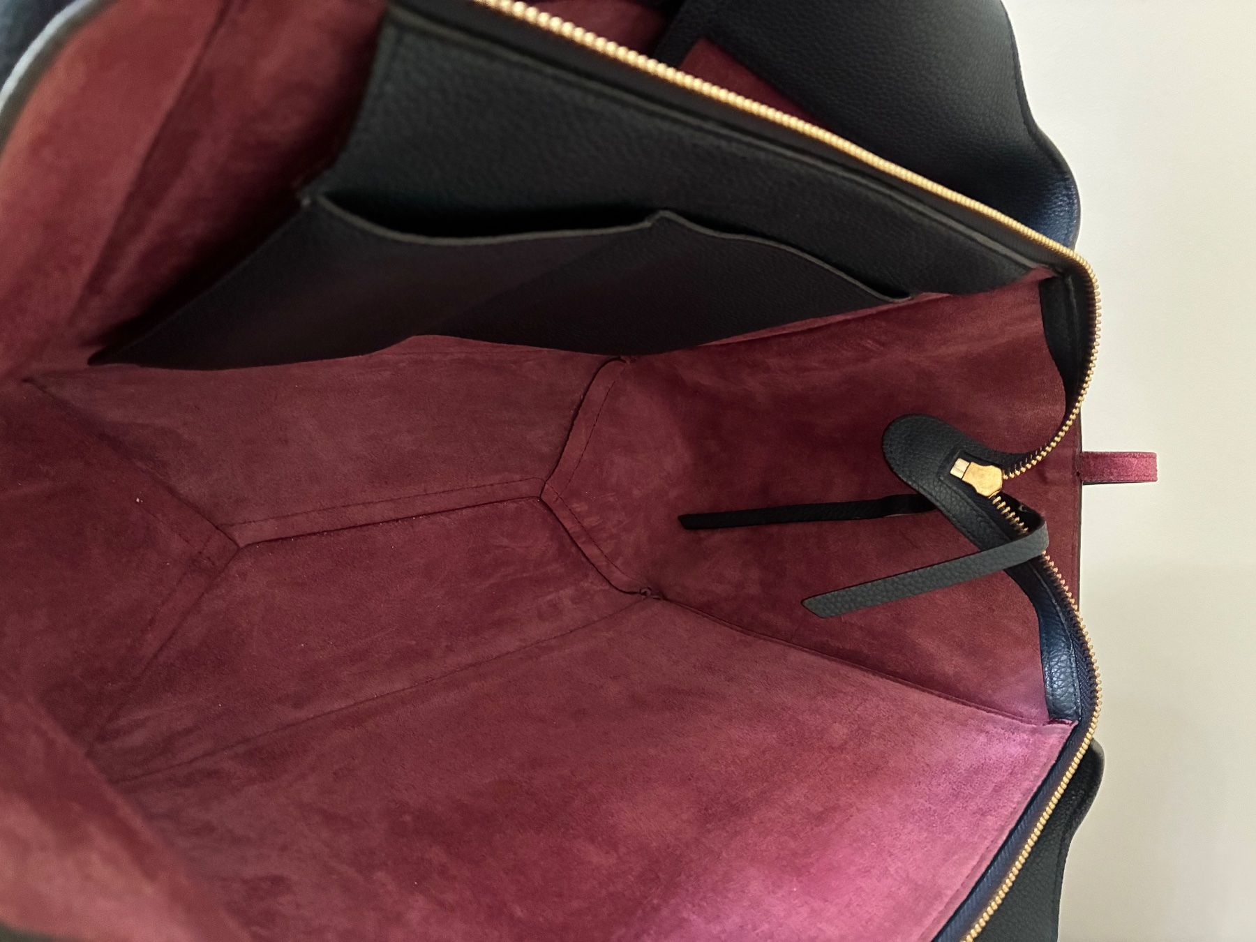 Celine Borse da donna: Celine Tasche Trifold Leder Dunkelblau – Usato da Meilen venduto da coc_q29b 1