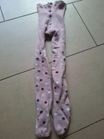 Strumpfhose pink Tupfen Gr. 110/116