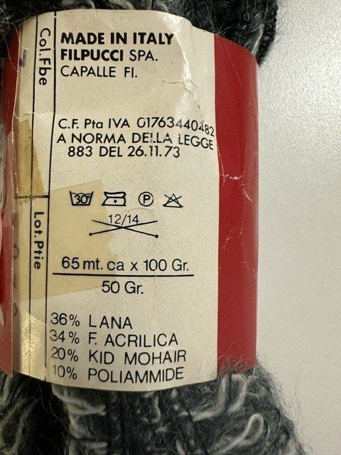 Lana: 9 X 50GR. WOLLE FILPUCCI – Nuovo (secondo la descrizione) da Ostermundigen venduto da wini63