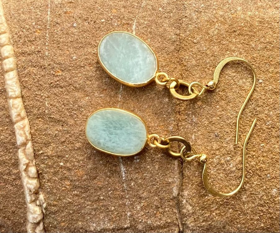 Boucles D'Oreilles Riley Burnett Australie - Pierres Semi-Précieuses & Argent 925 - Neuf Avec étiquettes