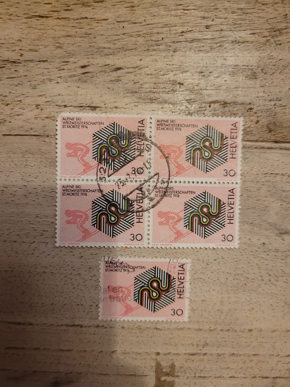 Alle Briefmarken: Alpine Ski-WM – Gebraucht aus Inwil von Flower2325