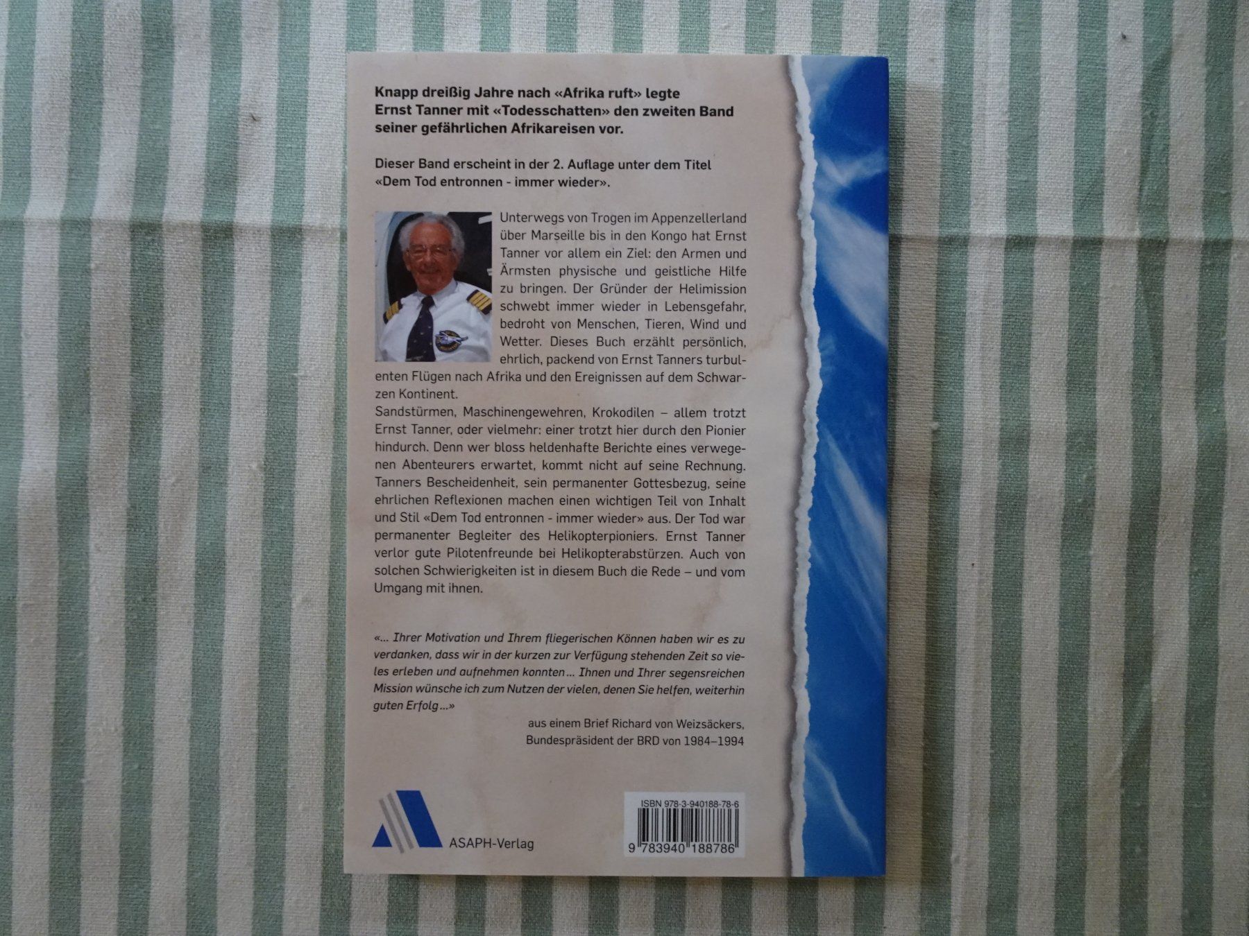 Libri: Ernst Tanner - Dem Tod entronnen - B923 – Usato da Küssnacht am Rigi venduto da Bookslove-Divers 1